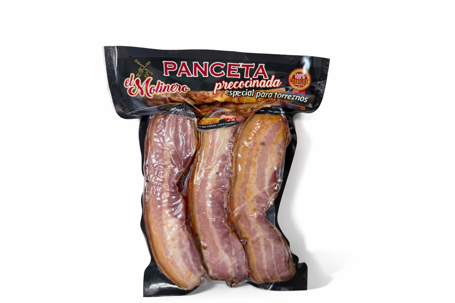 Panceta de Soria precocinada especial para torreznos - El Molinero